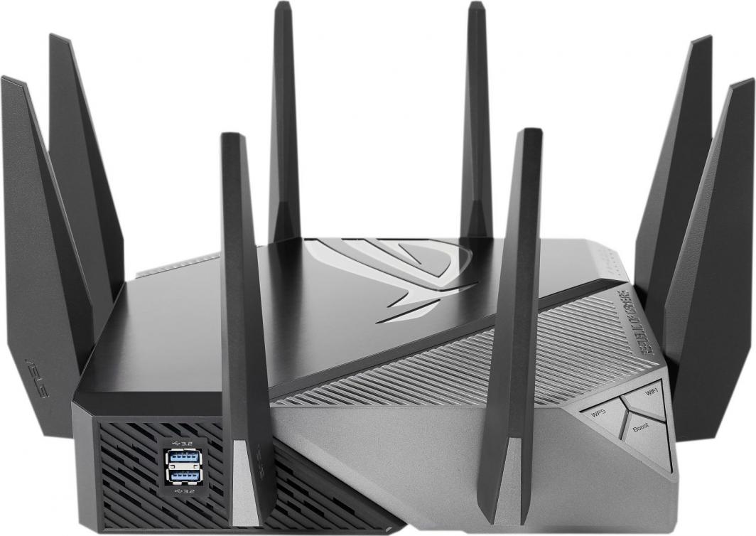 Ruter Asus ROG Rapture GT-AXE11000 (90IG06E0-MO1R00), Wi-Fi 6E, WPA3, i zi