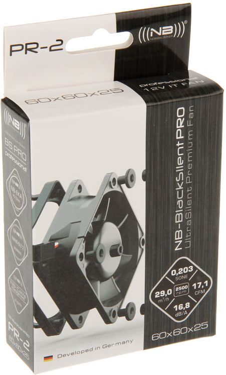 Ftohës Noiseblocker BlackSilent Pro PR-2, 60 mm