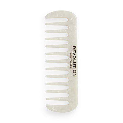 Krehër për flokë Revolution Haircare Natural Curl Wide, i bardhë