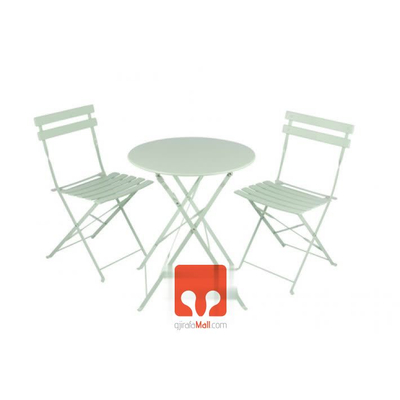 Bistro set 3 pjesë, e gjelbërt, ST4x20mm