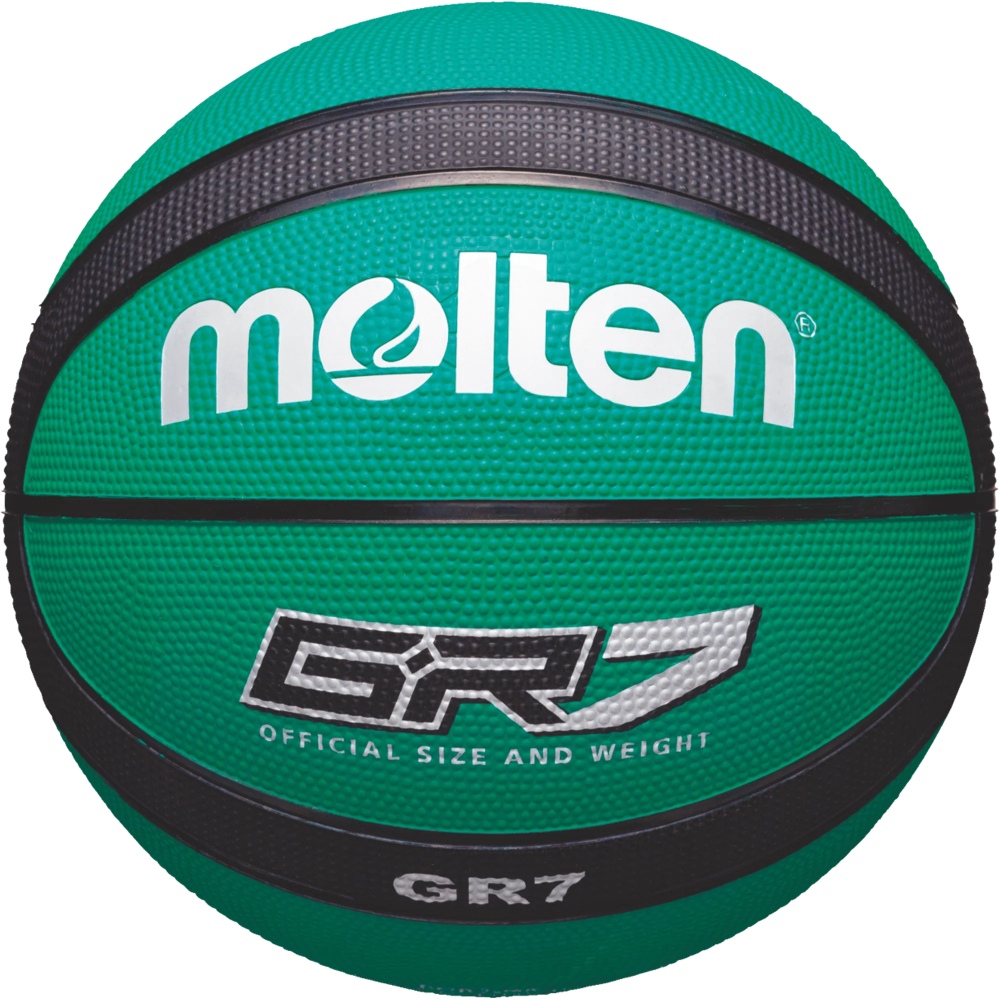 Top basketbolli Molten BGR7-GK, nr.7, gjelbërt/zezë