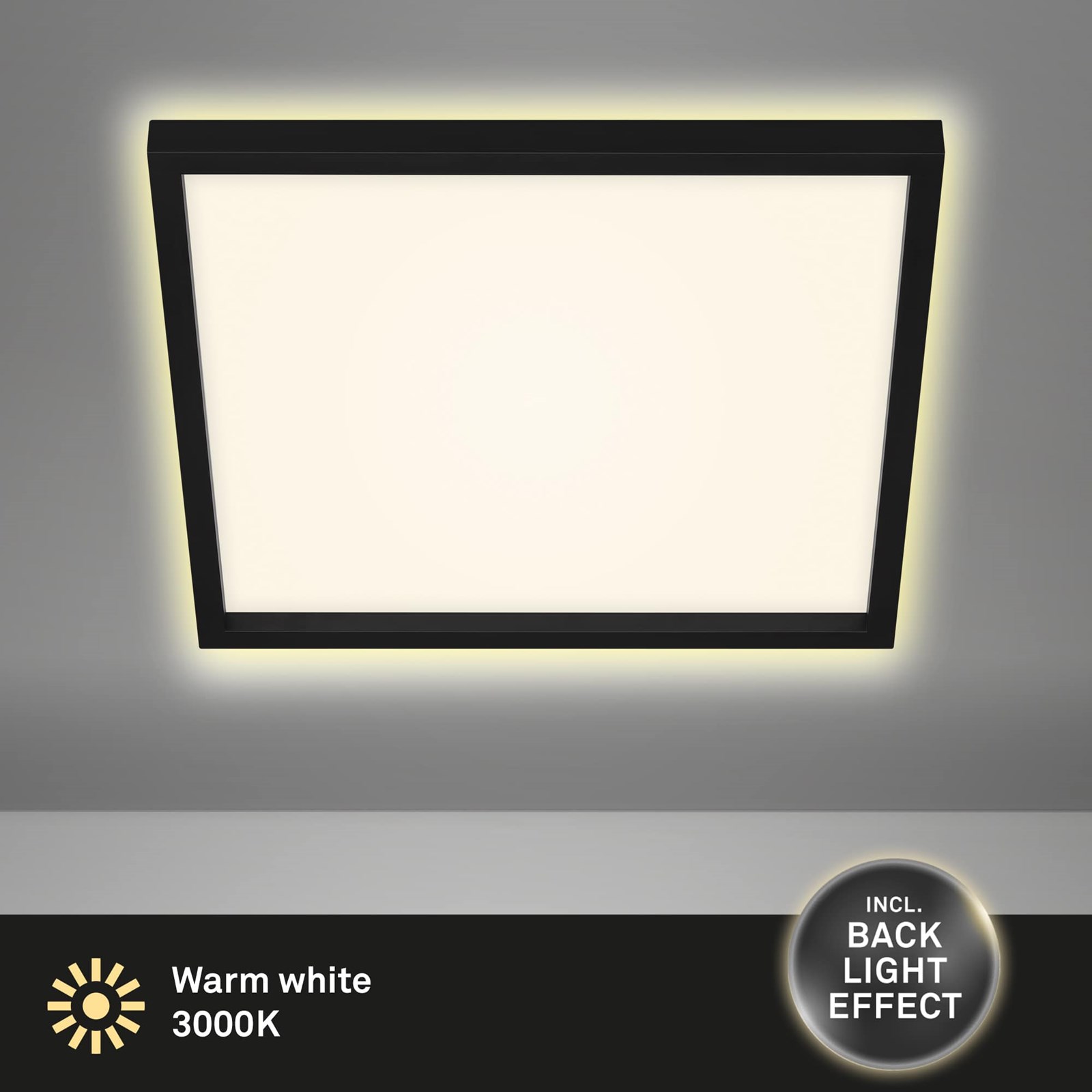 Ndriçues Briloner Led Panel 42,2 cm, 22W, 3000lm, i bardhë