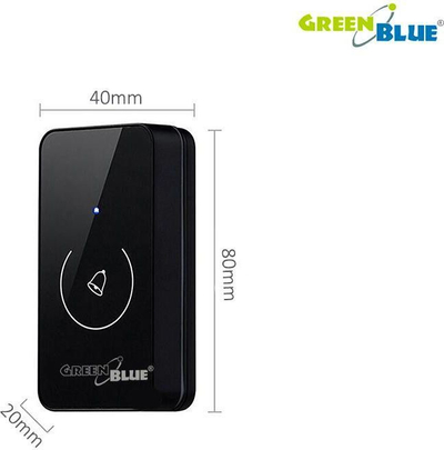 Transmetues për një zile dere wireless GreenBlue, i zi 