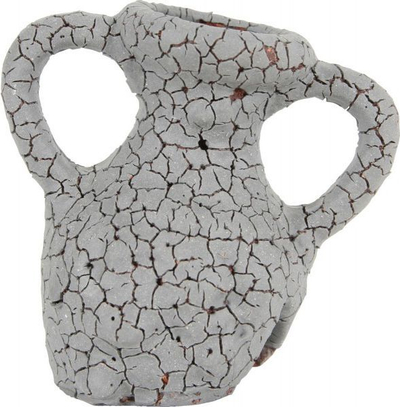 Dekorim për akuarium Zolux, 6.5 x 8.5 x 8.5 cm, e hirtë