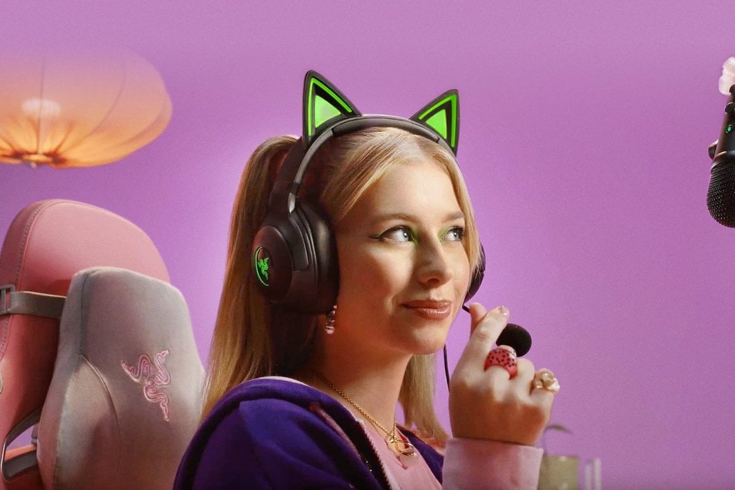 Kufje Razer Kraken Kitty V2