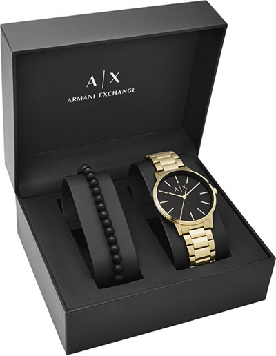 Set - orë dore Armani Exchange Cayde AX711 + byzylyk Armani Exchange AX711