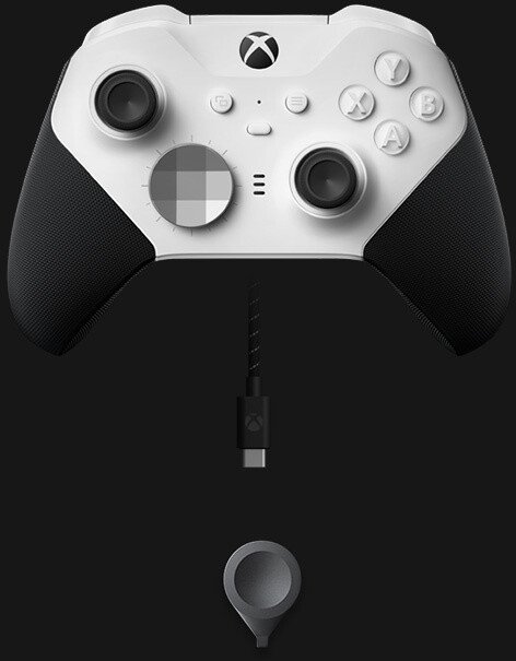 Kontroller wireless Xbox Elite Series 2 - Core, i bardhë
