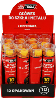 Laps ''R'' për xham dhe metal AWTools AW29602, i verdhë, 10 copë Laps ''R'' për xham dhe metal AWTools AW29602, i verdhë, 10 copë