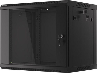 Kabinet për server Lanberg WF01-6409-10B, 19", i zi