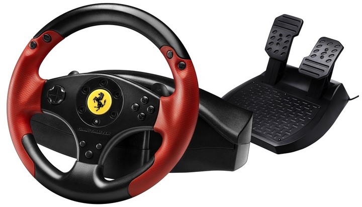 Set vozitjeje Thrustmaster Ferrari - Red Legend Edition për PS3/PC