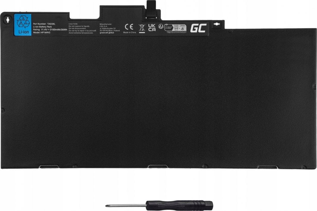 Bateri Green Cell TA03XL per laptop HP EliteBook G4 HP ZBook