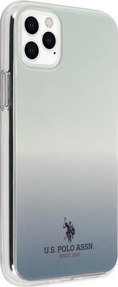 Mbrojtëse U.S. Polo ASSN Gradient Pattern Collection për iPhone 11 Pro Max, e kaltër