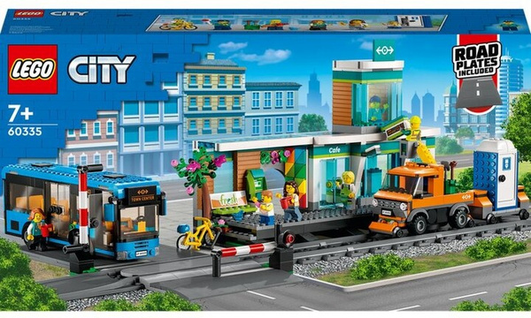 Set lodër LEGO® City 60335 Railway Station, 907 pjesë