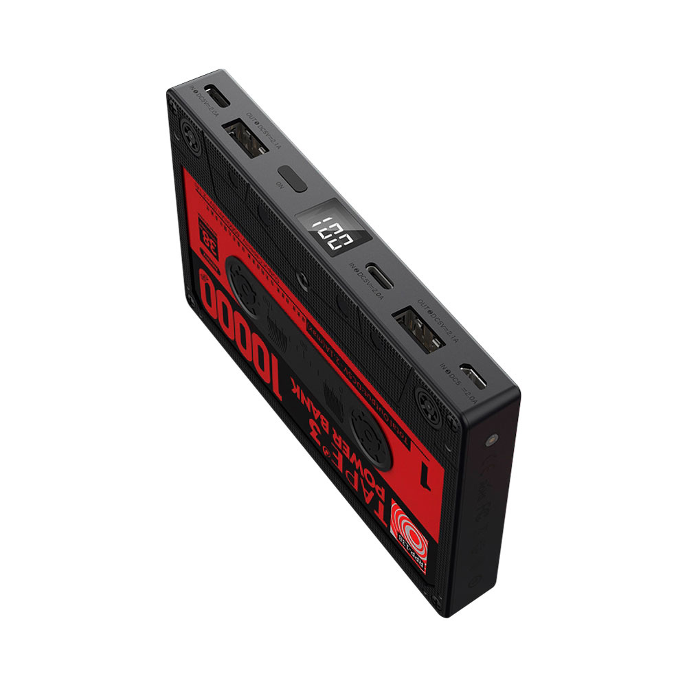 Power Bank Remax RPP-138, 10000 mAh, me 2 porta për USB, e zezë