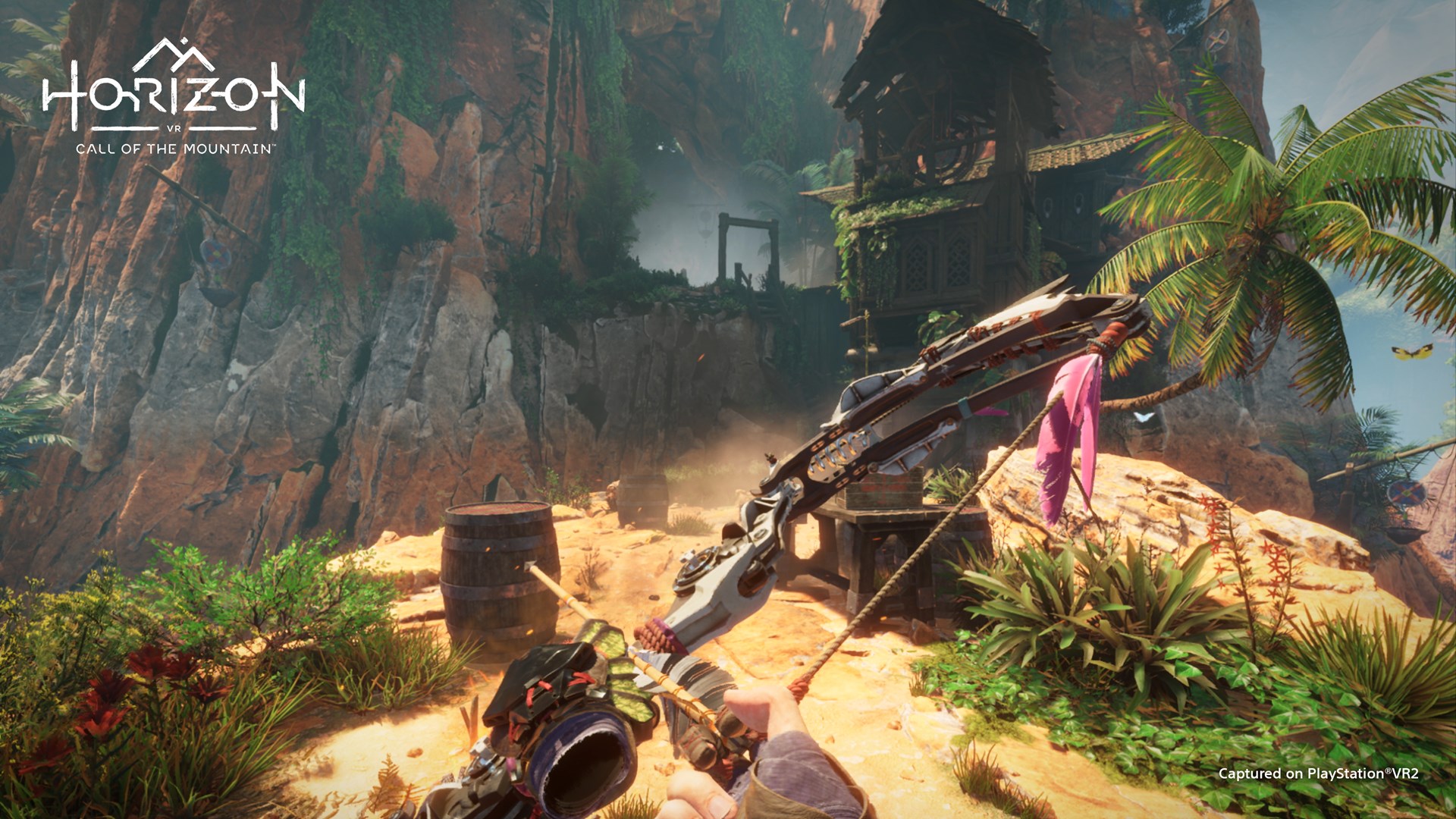 Set PlayStation VR2 dhe Horizon Call of the Mountain, i bardhë