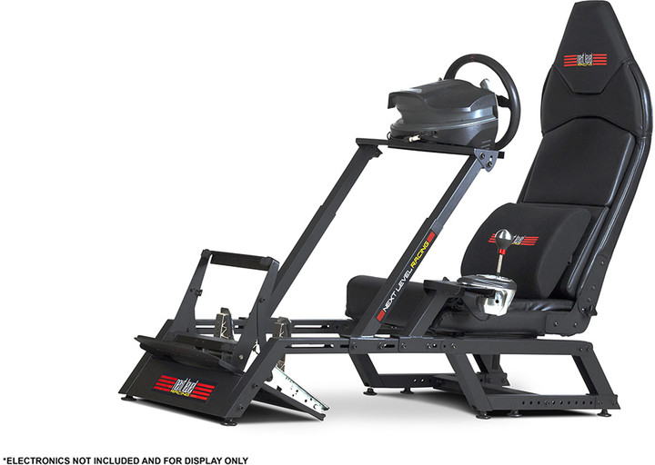 Karrige për gara Next Level Racing F-GT Cockpit, e zezë