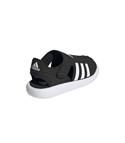 Sandale për fëmijë Adidas, e bardhë/e zezë