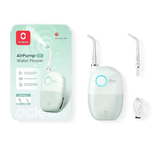 Орален иригатор Oclean A10, зелен