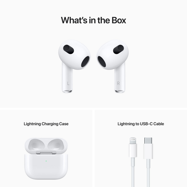 Apple AirPods (3rd generation) with Magsafe Charging Case