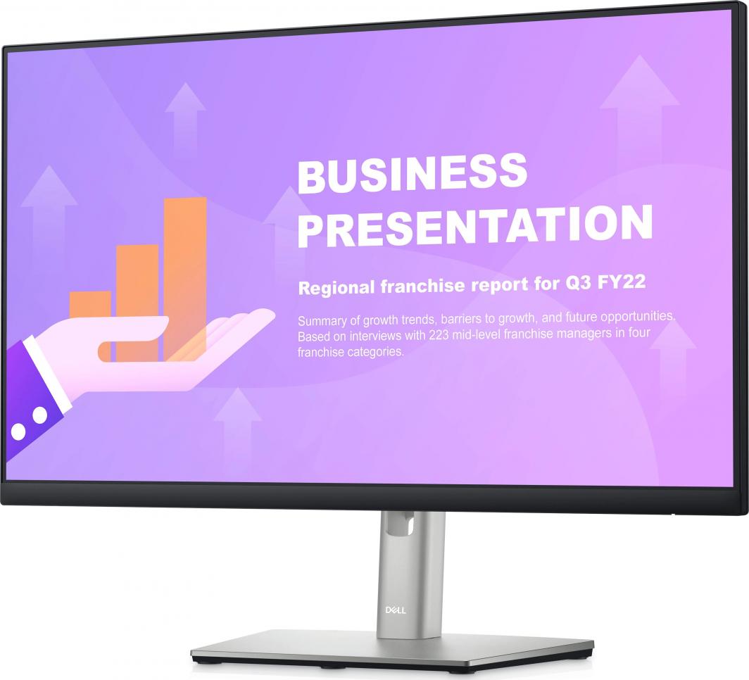 Monitor Dell P2722HE (210-AZZB), 27", Full HD, i zi/i argjendtë