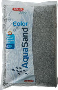 Zhavorr për themel akuariumi Zolux Aquasand, 5 kg, 2-3 mm, i hirtë