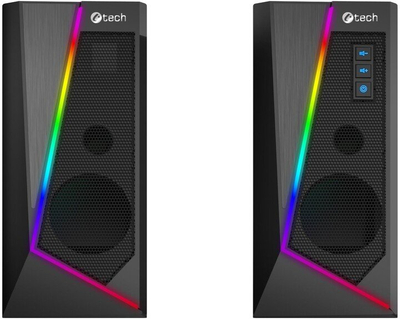 Altoparlantë C-TECH SPK-17, 2.0, të zi