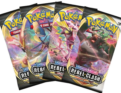 Pako kartash Pokémon TCG: Sword and Shield Rebel Clash - Booster, 10 copë