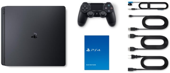 Konzolë PlayStation 4 Slim, 500GB, e zezë + videolojë Call of Duty: Modern Warfare 2