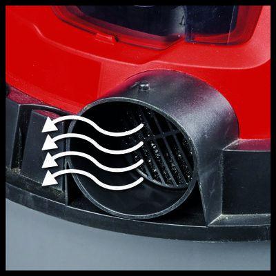 Thithëse elektrike Einhell TC-VC 18/15 Li-Solo, 15 L, e kuqe