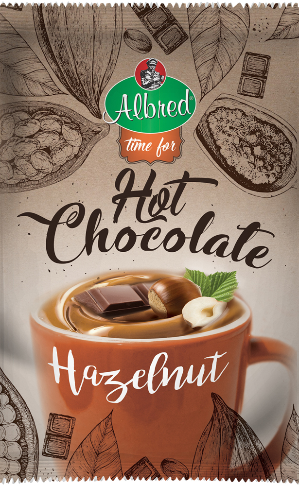 Albred Çokollatë e nxehtë, lajthi, 25g