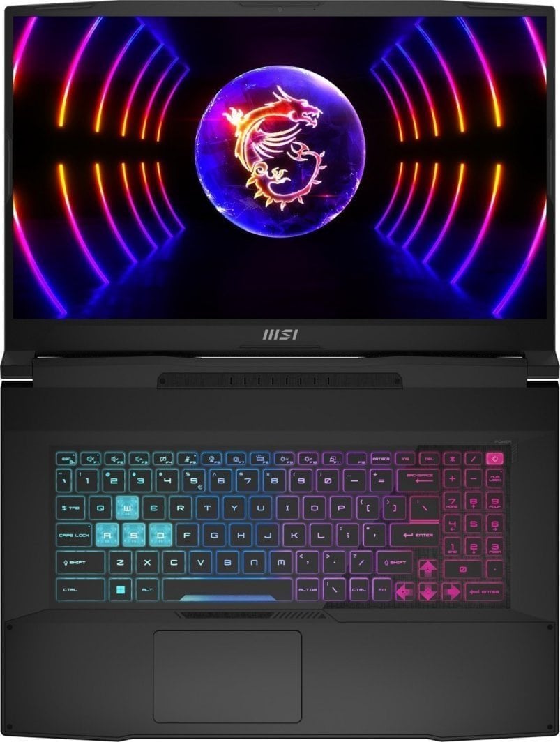 Лаптоп MSI Katana 17 B12UCRK-1056XPL, 17.3" 144 Hz, Intel Core i7-12650H, 16 GB RAM, 512 GB SSD, NVIDIA GeForce RTX 3050