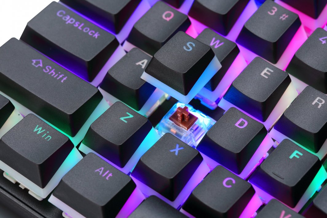 Тастатура Preyon Brown Blitz Claw Gateron Brown {PBRBC87B), црна боја