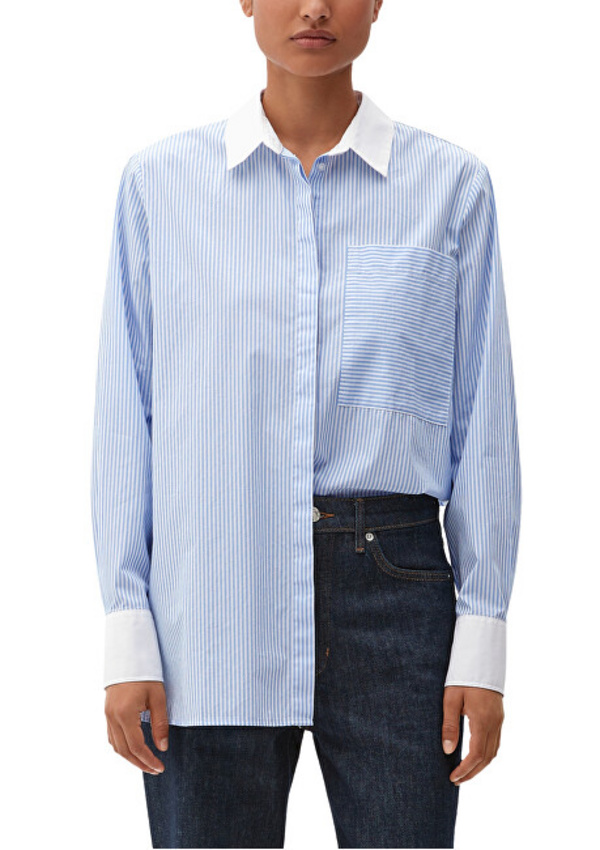 Këmishë S.Oliver Loose Fit mSO4754, e kaltër, nr.36