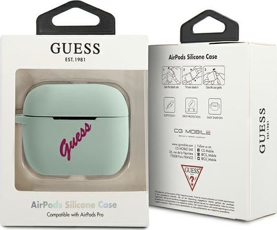 Kuti mbrojtëse Guess për Apple AirPods Pro, e kaltër / rozë