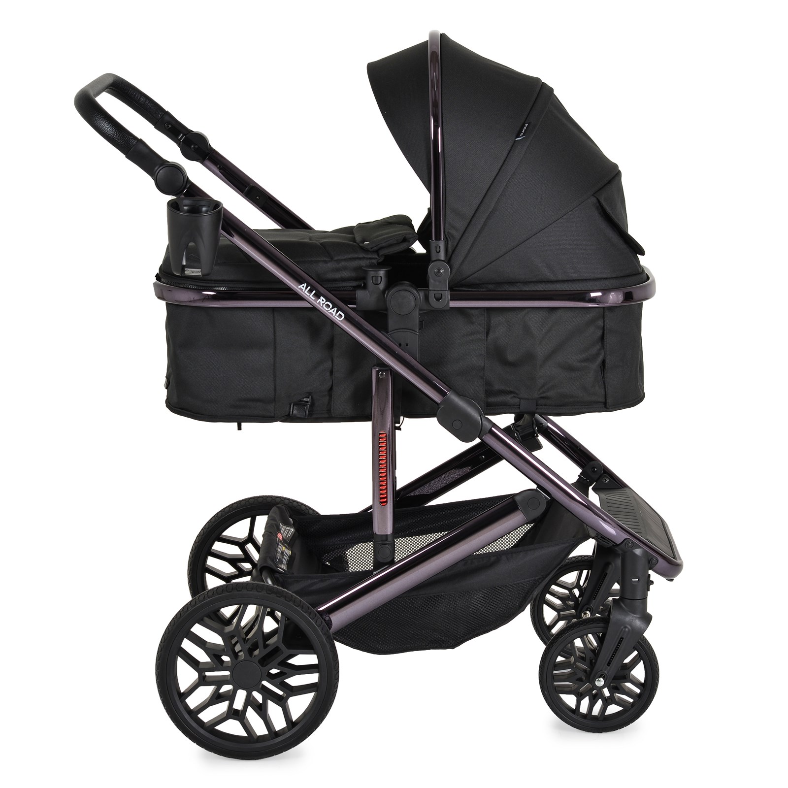 Karroc për bebe Cangaroo ALL ROAD, e zezë