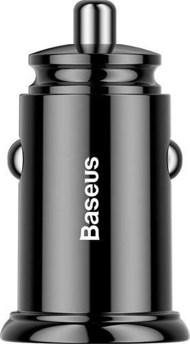 Karikues për veturë Baseus Circular 1x USB-A 1x USB-C 5A, i zi