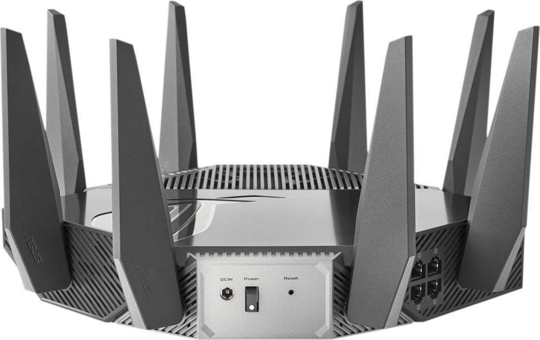 Ruter Asus ROG Rapture GT-AXE11000 (90IG06E0-MO1R00), Wi-Fi 6E, WPA3, i zi