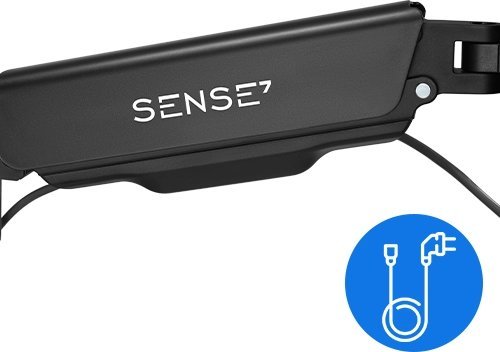 Mbajtëse muri për monitor SENSE7 HANG, zgjatëse, 17"-32", e zezë
