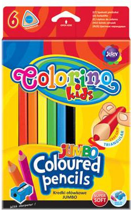 Set ngjyra druri Patio Jumbo Colorino, 6 ngjyra