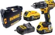 Turjelë DeWalt (DCD791P2), 2 x 5 Ah, 18V, e verdhë