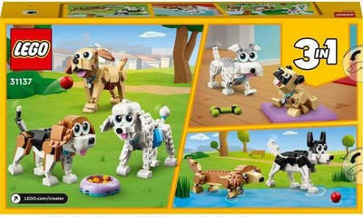 Set LEGO® Creator 31137 Cute dogs, 475 pjesë