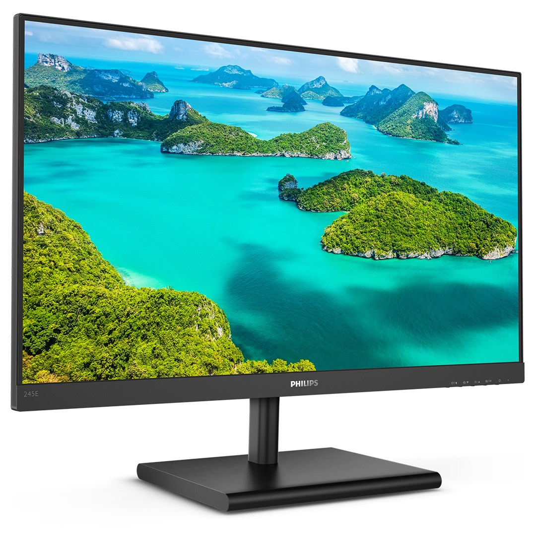 Philips E Line 245E1S/00, 24   QHD, 75 Hz, Црн