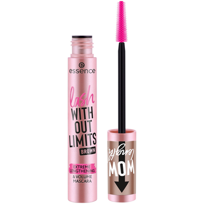 Maskarë për qerpikë Essence Lash without limits 02 brown, extreme lengthening & volume, 13ml