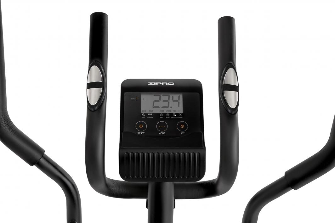 Biçikletë eliptike për ushtrime Zipro Shox RS, e zezë / bardhë