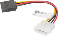 Kabëll LANBERG Molex 4-pin SATA 15-pin 15cm (CA-HDSA-10CU-0015)