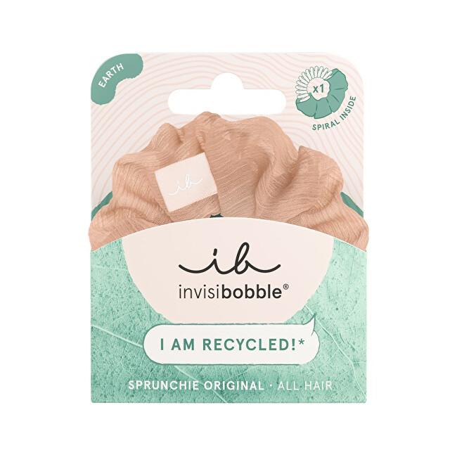Llastik pёr flokё Invisibobble Sprunchie, rozё