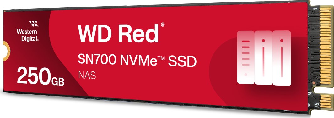 SSD диск WD Red SN700, 250GB, M.2 2280 PCI-E x4 Gen3 NVMe