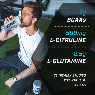 Suplement XTEND® Original BCAA Powder Knockout Fruit Punch, 441g