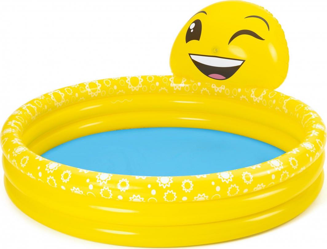 Pishinë për fëmijë Bestway Cheerful Emoticon, 165x144cm