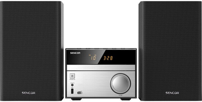 Mikrosistem zërimi Sencor SMC 4600DBR, i zi / argjendtë
